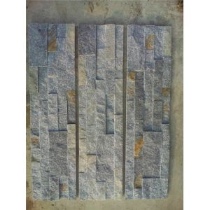 Pink And White Color Quartzite Stone Veneer , Natural Thin Stone Veneer Panels
