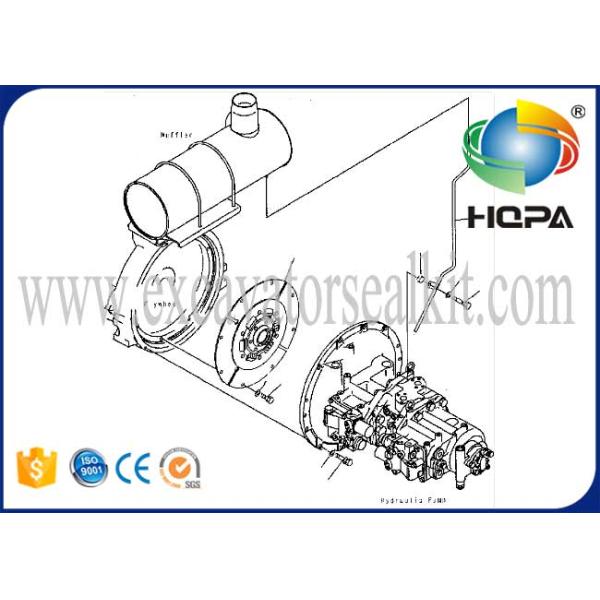 PC300-7 Excavator Hydraulic Parts Hydraulic Main Pump 708-2G-00024 708-2G-00023 708-2G-00022