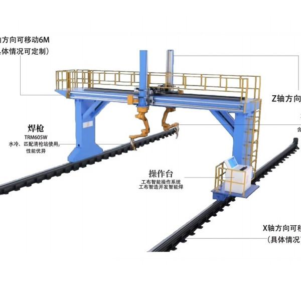 Intelligent Welding Robot System With Gantry 7th 8th 9th Axis 2 Robots Smart