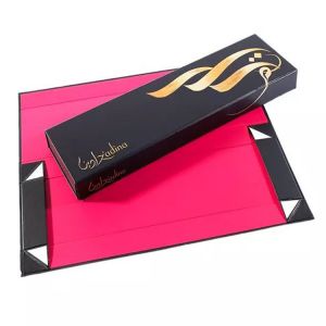 China custom hair extension gift box  folding hair extension paper box wig packaging box on sale