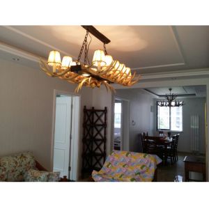 Reindeer antler chandelier For Indoor home Lighting Fixtures (WH-AC-17)
