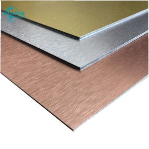 ISO14001 Brushed Aluminium Composite Aluminium Composite Material Acm Panels