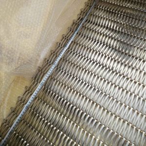 5mm Wire Diameter Spiral Mesh Belt ISO9001 Certificate Length 1m-36m Width 6m