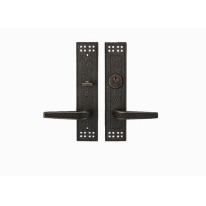 Hammered Aged Brass Entrance Door Handles Sample Support