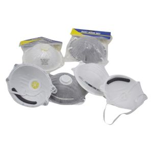 Dust Prevention Disposable Respirator Mask , Breathable FFP2 Dust Mask