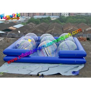 Heat Sealed Durable Cube Inflatable Water Pools For Water Ball Games