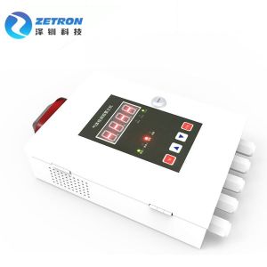 Cheap Six Channels Gas Detection Controller 1000m Signal Transmission Distance With Lock And Voice Elimination for sale