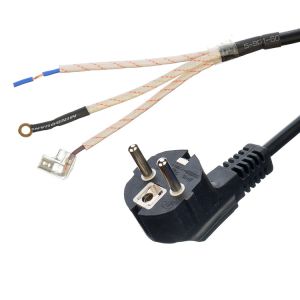 Electrical Plug Black Kema-keur Cable H05vv-f 3 Prong Extension Cord for Travel