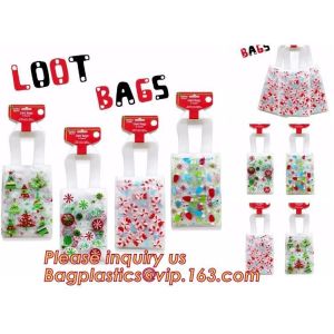 China Custom Plastic Biodegradable Disposable Christmas Giant Gift Bag on sale