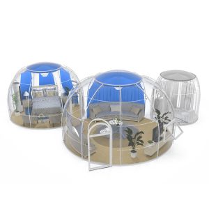 Cheap Sound Insulation Plastic Bubble Tent Prefab Wind Resistance Picnic Bubble Tent for sale