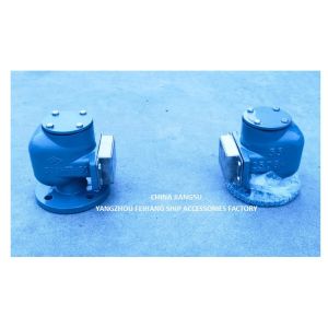 CAST IRON MARINE TANK AIR VENT HEAD533HFB-50A WITH SUS316L FLOATER NBR GASKET 0