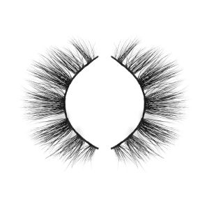 ROHS OEM Natural Mink Lashes , 25mm Handmade Strip Lashes