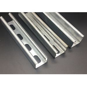 C Shape Galvanized Steel 41x41mm Slotted Strut Channel