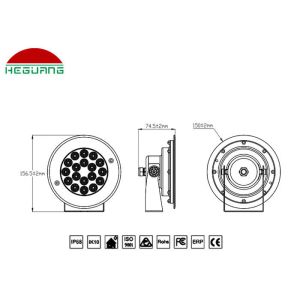 SS316L VDE Led Swimming Pool Lighting 24V 18W Extenal Control 1450ma
