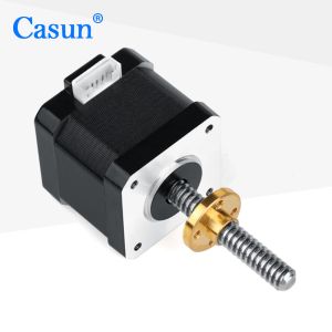 Casun Linear 34mm NEMA 17 Stepper Motor With Lead Screw 42mm 6.4V 1.28A