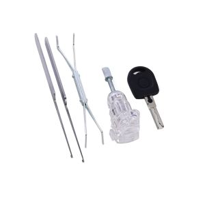 Lock Locksmith Picking Set Transparent Car Lock For VW HU66 With 3 Lockpicks