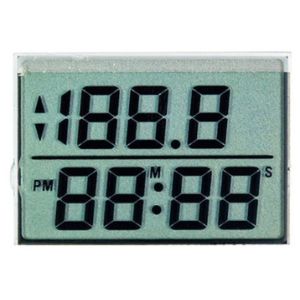 Cheap Customized Black And White LCD Display Positive Reflective Clock LCD Display for sale