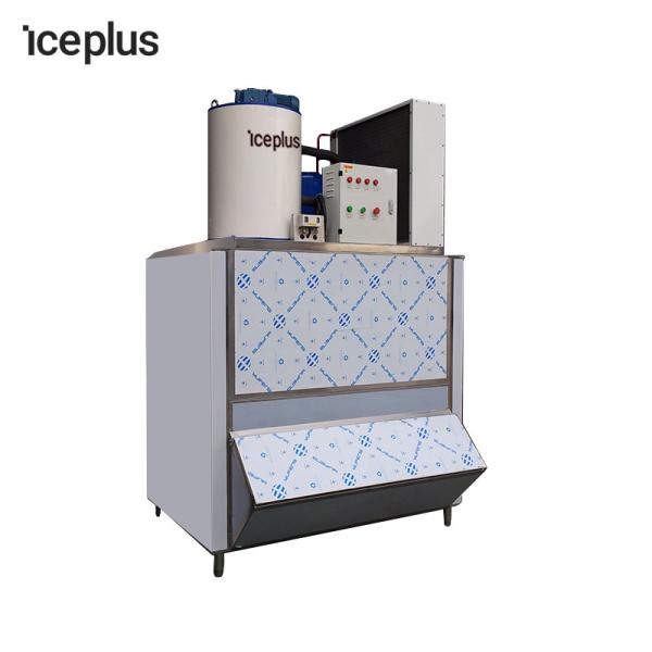 Quality High Efficiency  Flake Ice Making Machine 1.5mm To 2.0mm Thickness wholesale