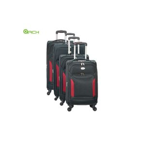 Cheap Twill Polyester Checked Luggage Bag With Front Pockets for sale