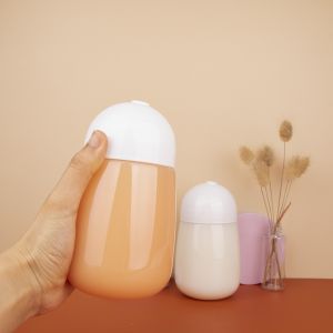 480ml PET Yogurt Empty Plastic Bottles With White Screw Cap