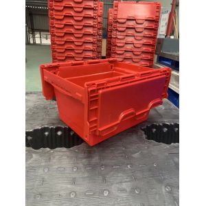 400x300x240 mm Solid Box Heavy Duty and Recyclable with Lid for Logistic Storage