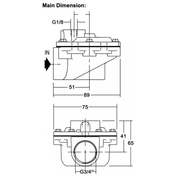ASCO G353A041 Pulse Valve G3/4 3/4 Inch Pneumatic Dust Removal Pulse Valve Pneumatic Pulse Valve