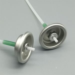 Accurate Dispensing One Inch Plastic Stem Metered Aerosol Valve For Cosmetics
