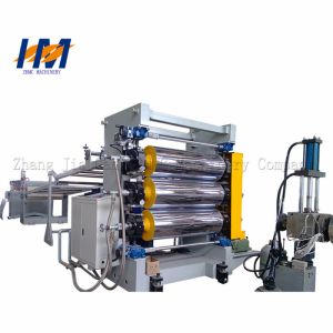 PE PP PS Plastic Sheet Production Line , Single Screw Extruder Machine