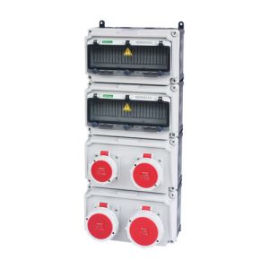 PC IP67 32A Industrial Stepped Overhaul Power Supply Box Customizable