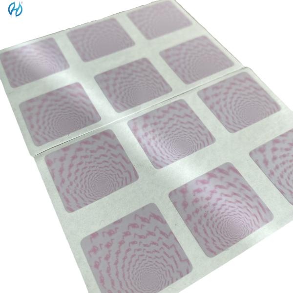 Waterproof Double Layer Labels with Rectangle Shape and Fluorescence Printing