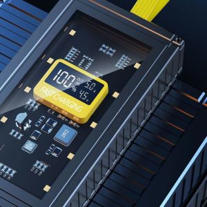 Metal With LED Torch Intelligent Power Bank With Flashlight 20000mAh Digital