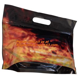 Stand Up Packaging Bag With See-Through Window, k Food Packaging Bag, Gravure