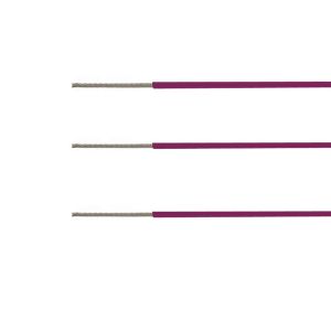Stranded FEP high temperature Tinned Copper Wire 14 Awg Purple Color 200C