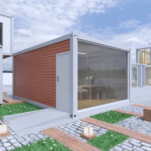 China Zontop Modern Luxury  Easy Assemble Steel Prefabricated 2 Story Frame 20ft 40 Ft  3 Bedroom Prefab Modular Modern Homes on sale