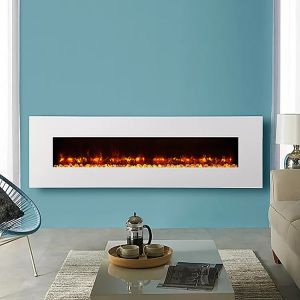 72'' 1825mm Wall Fireplace HeatercTechnology Wall Surface Mounted