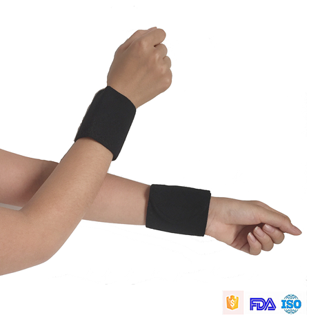 Durable Magnet Therapy Products Tourmaline Wrist Brace With Analgesia Function