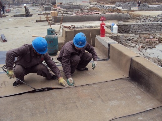 Waterproof Modified Bitumen Membrane 1m Width For Basement Walls