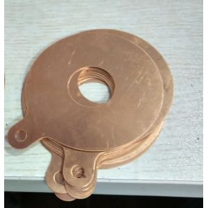 Cheap High Reliability Piezo Ceramic Plate Electrode Copper Ring Heat Resistance for sale