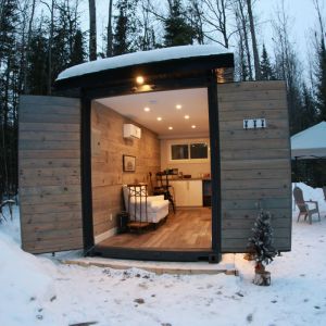 CE Luxury Residential Prefab Folding Container House Weather Resistant