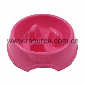 Cheap High Quality Eco Friendly Anti Skid Natural Straw Plastic slow feed dog bowl Dog Bowl for sale
