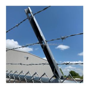 Galvanized Steel Wire Cross Razor Barbed Wire Roll Perfect for Security Fencing