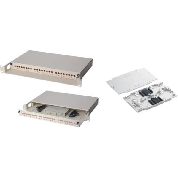 12 Core Stackable ABS Fiber Optic Splicing Tray / Fusion Splice Tray With Sleeve Slot YH1024