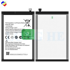 High Capacity 6000mAh Li-ion Polymer Battery BL-58CI for itel P40 P662L Original