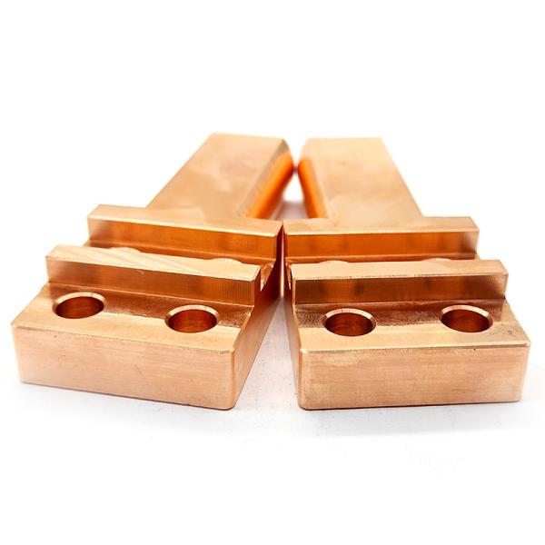 CNC Customized Copper Contact Block – Precision Machined Electrical Connector
