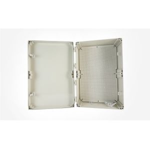 600x400x195mm Universal Electrical Hinged Plastic Enclosures