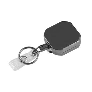 Deyi Badge Reel Heavy Duty Tactical Metal Retractable Keychain Badge Reel With