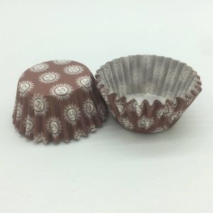 Chocolate Paper Cupcake Liners Brown Paper Muffin Cases Wrapper Baking Mould For