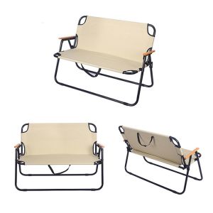 Lightweight 2 Person Portable Collapsible Beach Chair for Camping and Hunting