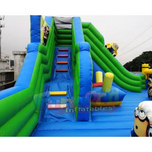 Fire Proof Inflatable Amusement Park Commercial Spongebob Bounce House
