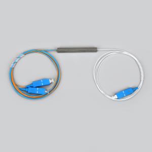 Fiber Optic Steel Tube Sc/Upc Connector CATV 1x2 FTTH Plc Splitter